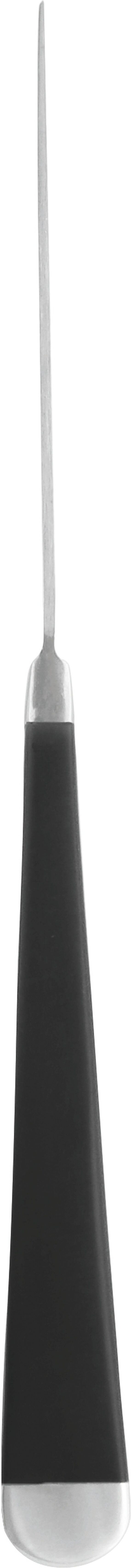 Steakmesser PINTINOX "AUDREY mit Sägeschliff", schwarz, B:7mm, Edelstahl, Kunststoff, Essmesser, designt von dem Künstler Marcell Ziliani