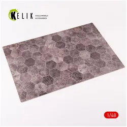 Kelik Soviet hexagonal plates 1930-1960 (Runways up to 1000 m, Taxiways, parkings - 1) - Acrylic 3 mm (410