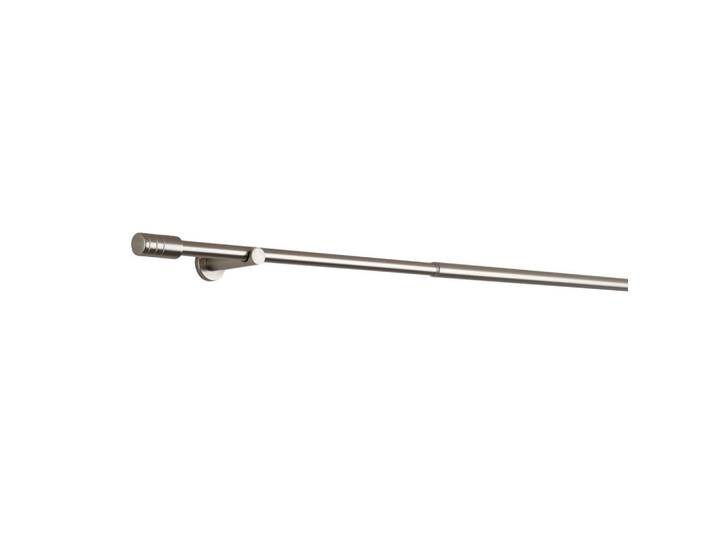 Vorhangstangenset, Seidengrau, Metall, 210 cm, Europäischer Sicherheitsstandard, Heimtextilien, Vorhänge, Vorhangstangen, Vorhangstangenset