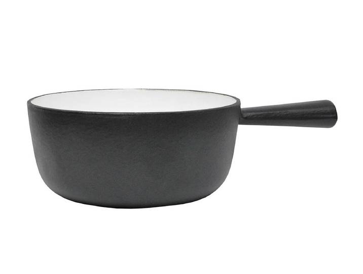 Heidi Cheese Line Caquelon 20cm schwarz