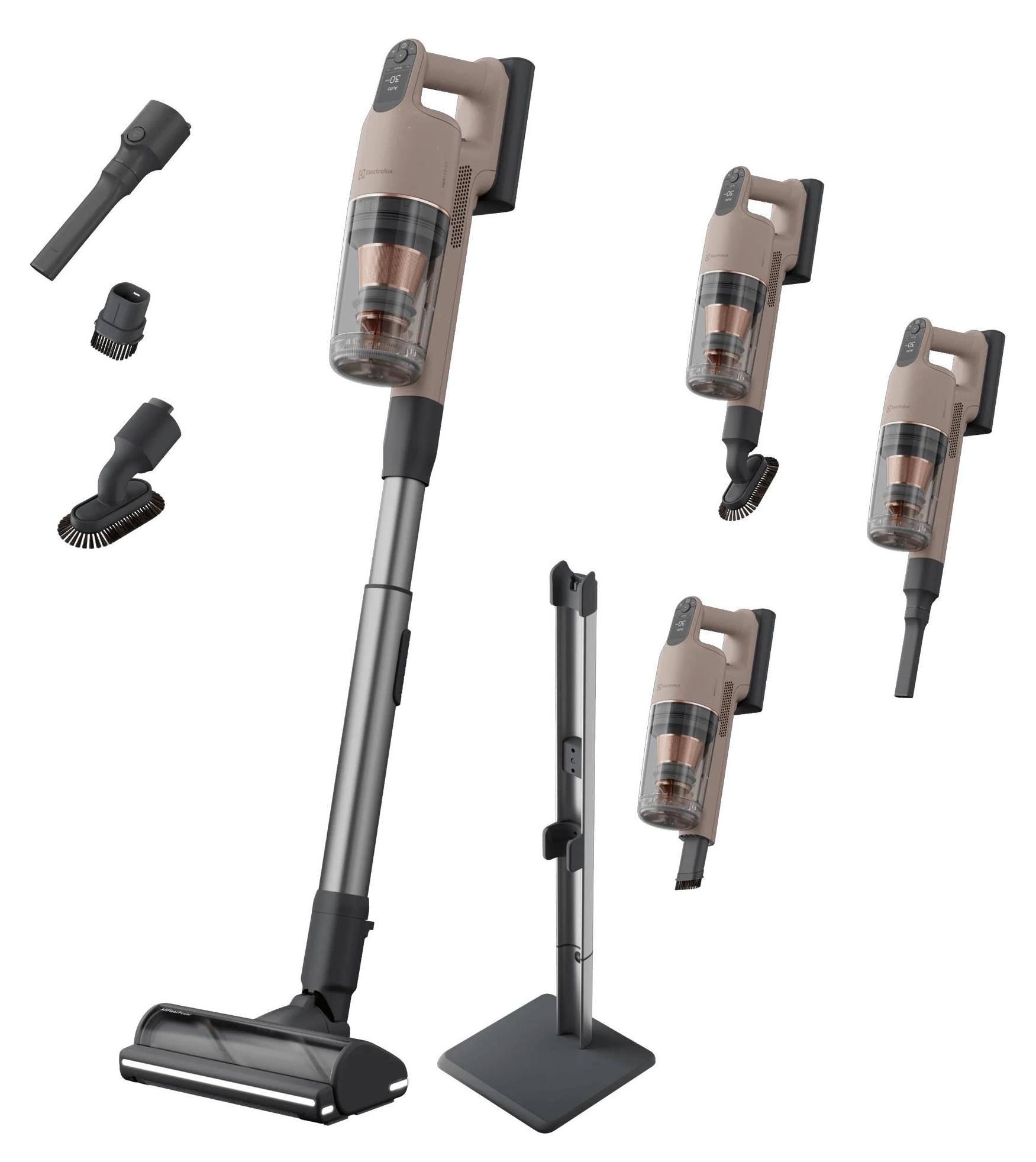 Electrolux EP91UB21WB, 2-in-1-Stabstaubsauger, Beutellos, Haselnuss, 0,6 l, Nocciola, Trocken
