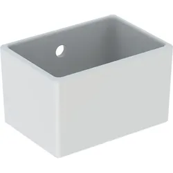 Gipsfangbecken Unterteil „Publica“ 25 × 21 × 35 cm in weiß alpin