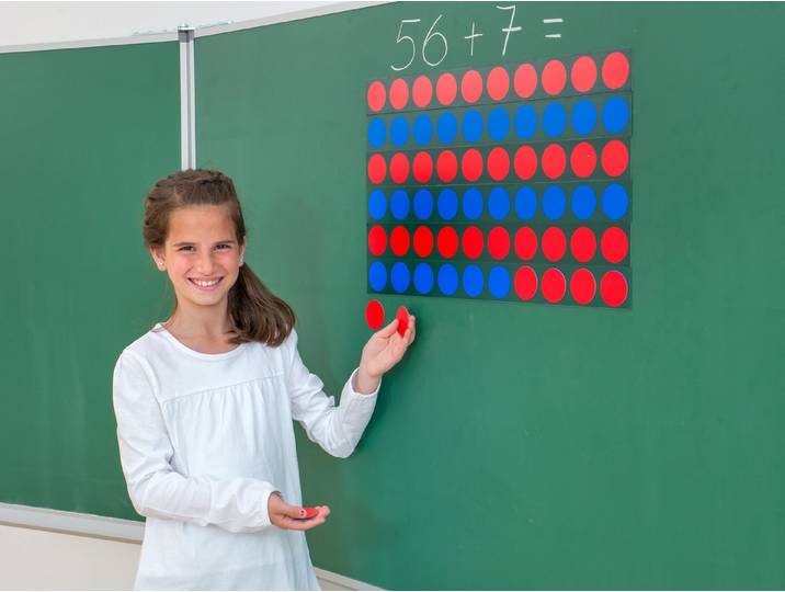 Betzold Lernspielzeug Doppelseitig magnetische Zehner-Wendestreifen