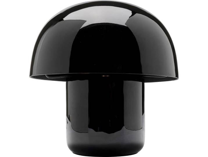 Lampe champignon en acier noir