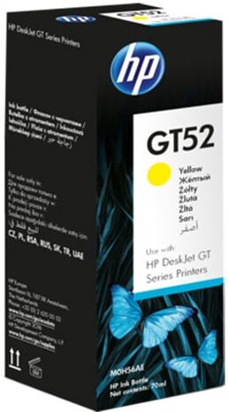 HP GT52 (M0H56AE) garrafa de tinta amarela