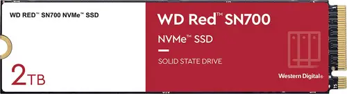 Western Digital Red SN700 2 TB Interne M.2 PCIe NVMe SSD 2280 PCIe NVMe 3.0 x4 Retail WDS200T1R0C