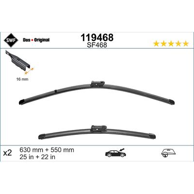 Swf Wischblatt [Hersteller-Nr. 119468] für Seat, VW