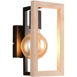 Wandleuchte BANO (BH 13x25 cm) - schwarz - BH 13x25 cm