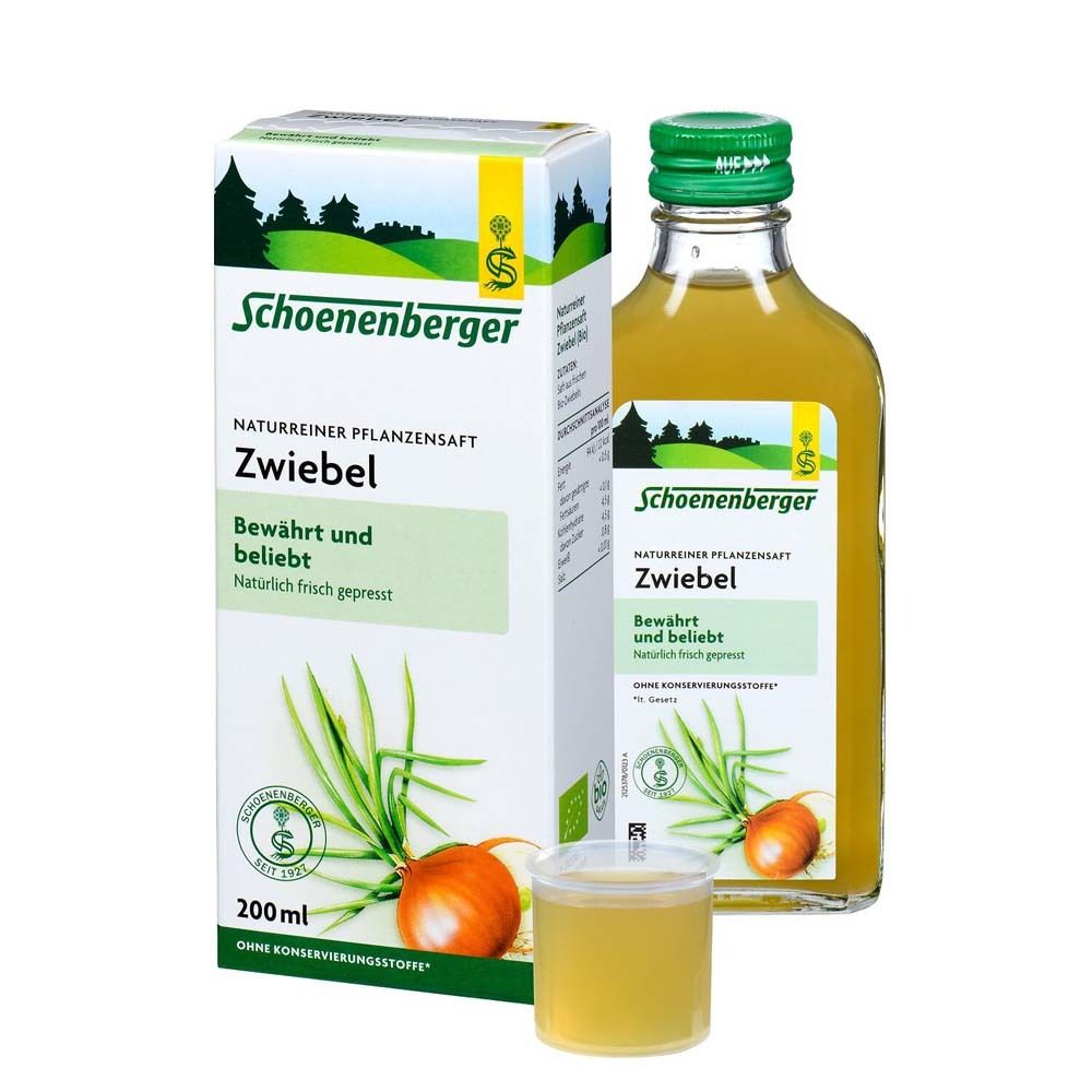 Zwiebelsaft Schoenenberger Bio 200 ml Saft
