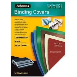 Fellowes Deckblätter zum Binden - 25 Stück weiß