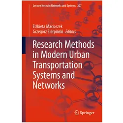 Research Methods in Modern Urban Transportation Systems and Networks, Fachbücher