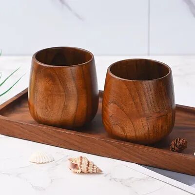 Smart Shopping Spot High Quality Retro Handmade Natural Wooden Cup, Reusable Tea Cup, Jujube Wood Kitchen Supplies High Quality Retro Handmade Natural Wooden Cup, Reusable Tea Cup, Jujube Wood Kitchen Supplies
