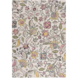 WOLLTEPPICH SOAR, floral, Bunt, 200 x 290 cm