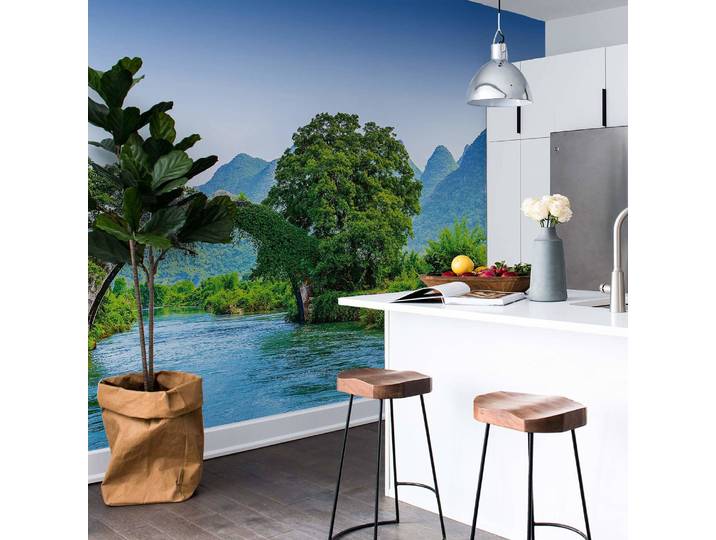 home24 Fotobehang Landschap Bergen 3 x 2cm