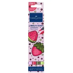 Faber-Castell 164816 Marker 4 Stück(e) Grün, Lila, Pink, Gelb