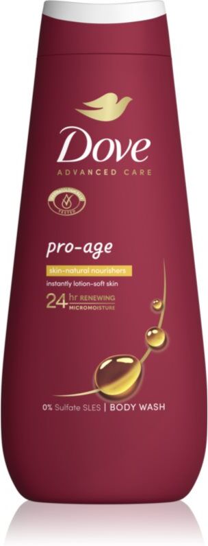 Dove Advanced Care Pro Age feuchtigkeitsspendendes Duschgel 400 ml