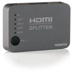 Marmitek Split 312 UHD - HDMI Splitter 4K60, 1x2 Ausgänge