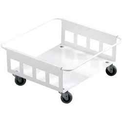 Durable Fahrwagen, Abfalleimer, Weiss