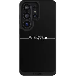 Nivocase Handyhülle für Samsung Galaxy S26 Ultra Hülle NIVOpure Case Schwarz Glück Sprüche Statement (Samsung Galaxy S26 Ultra), Smartphone Hülle, Schwarz