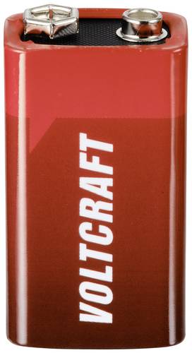 VOLTCRAFT 6LR61 9V Block-Batterie Alkali-Mangan 550 mAh 9V 1St.