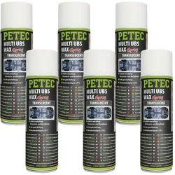 Petec 73450 Multi UBS Wax - Spraydose - transparent - 500ml - 6 Stück