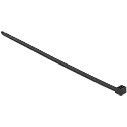 Delock hitzebeständig L 380 x B 7,6 mm schwarz 50 Stück (Kunststoffkabelbinder, 380 mm, 50 Stk.)