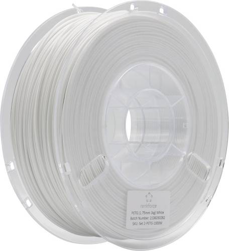 Renkforce RF-4738594 Filament PETG 1.75mm 1000g Weiß 1St.