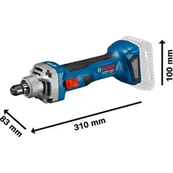 Bosch Professional, Schleifmaschine + Poliermaschine, GGS 18V-20 (Geradschleifer)