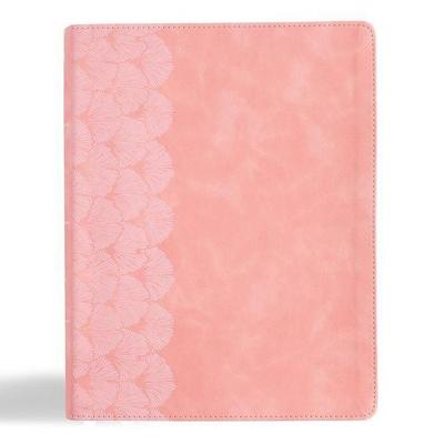 KJV Notetaking Bible, Large Print Edition, Soft Pink Leathertouch, von Holman Bible Publishers, B&H Publishing Group