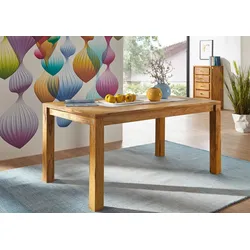 Esstisch Sheesham 120x90x76  braun geölt NATURE BROWN #812
