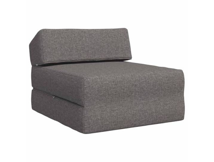 KUTYWEXFM Klappsofa Bett Hellgrau 60x70x41cm Faltbares 2-in-1 Schlafsofa Flexibler Sesselsitz und Gästebett für Schlafzimmer oder Wohnzimmer, mit abnehmbarem Bezug und weicher Schaumstoffpolsterung.