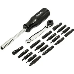 WEX XL70N - 19-teiliges Ratschenschraubendreher-Set