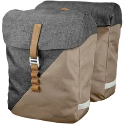 Racktime Doppeltasche Heda 24 l desert sand / dust grey