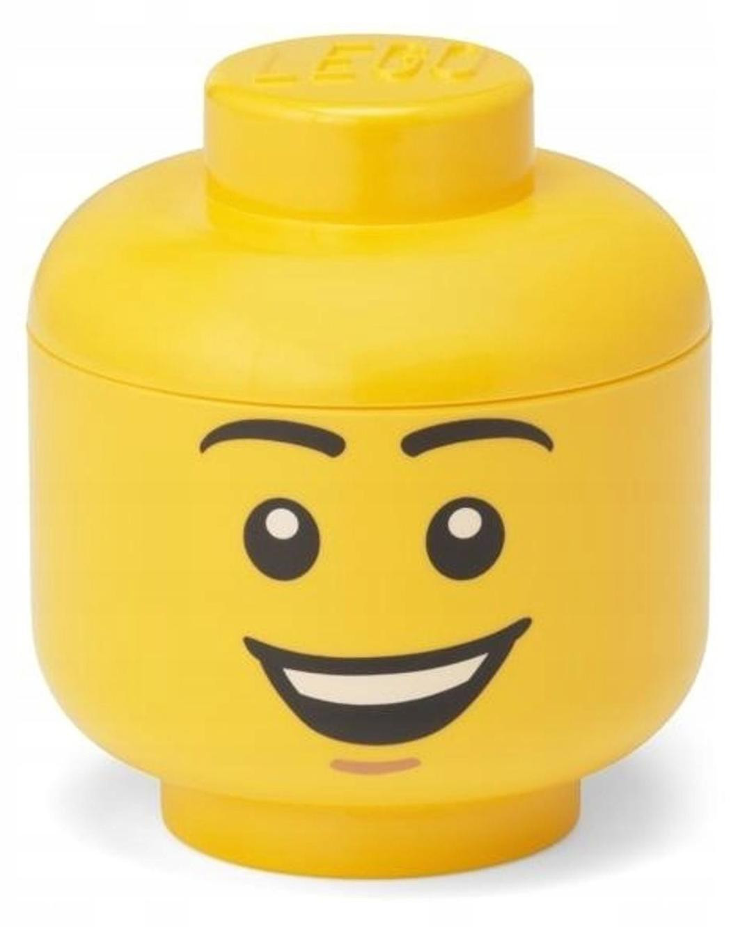 LEGO Mini-opbergbox Storage Head Happy Boy, 360 ml