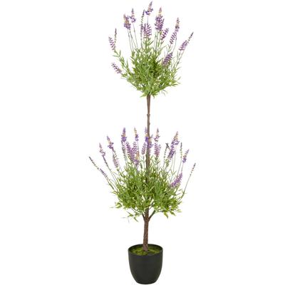 Kunstpflanze CREATIV GREEN "Lavendel", lila, H:120cm, Kunststoff, Kunstpflanzen, Kunstpflanze, mit filigranen Lavendelbüten