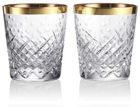 Waterford Celebrations Tumbler 11.5oz, Gold, Set of 2