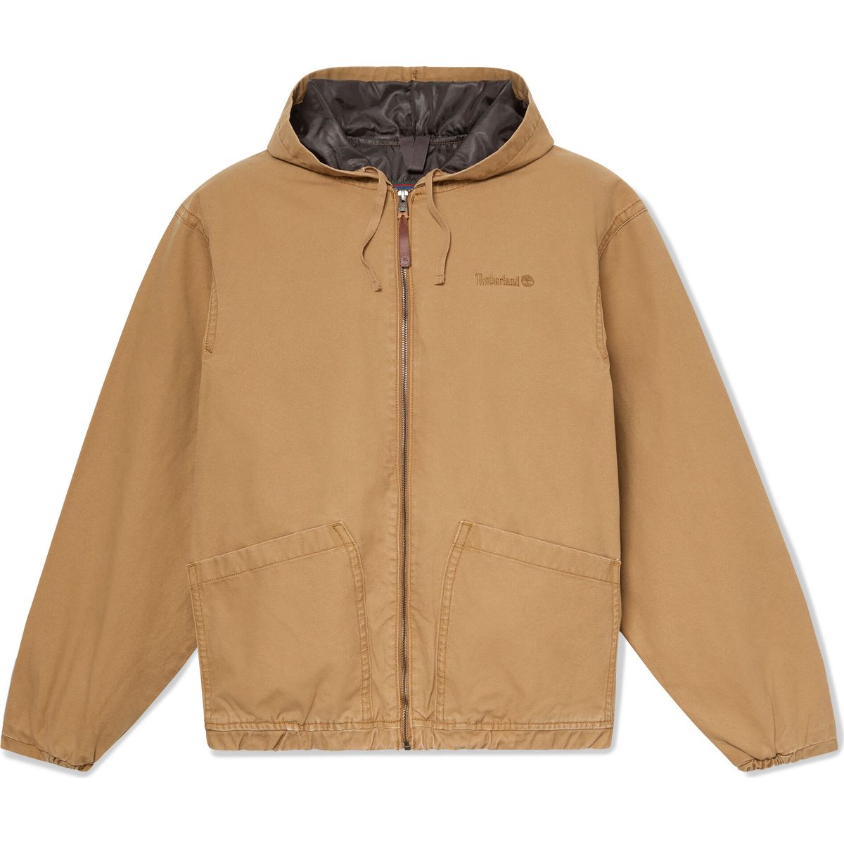 Timberland Mens Canvas Hooded Bomber ermine S TBC0YH7GAKX1-S