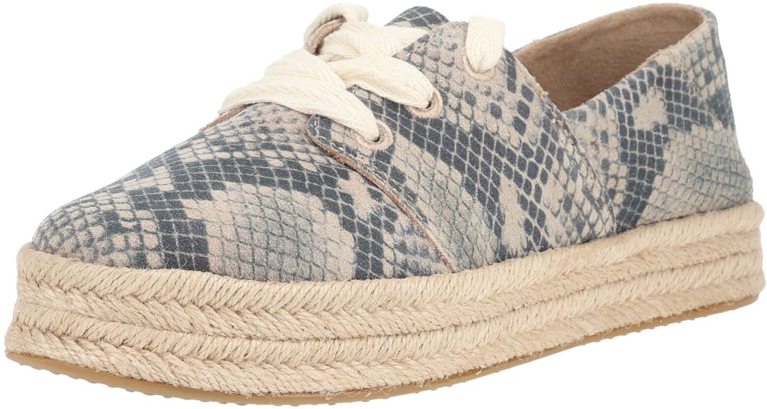 Espadrille TOMS "TOMS Halbschuhe Leder", Damen, Gr. 38,5, taupe, Leder, Schuhe Espadrille