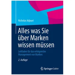 Alles was Sie über Marken wissen müssen, Fachbücher von Nicholas Adjouri