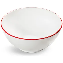 Gmundner Keramik Rubinroter Rand, Schüssel (Ø 27cm), Schüssel + Schale