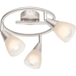 Deckenlampe Deckenleuchte Spot Beweglich Rondell Wohnzimmer rund Glas D 29 cm