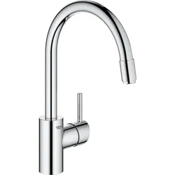 Spültischmischer Grohe Concetto mit herausziehbarem Auslauf Ausladung 215 mm chrom