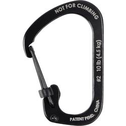 NITE Ize CSL2-01-R6 Karabiner SlideLock Gr. 2 44 mm x 29 mm x 2.5 mm 1 St.