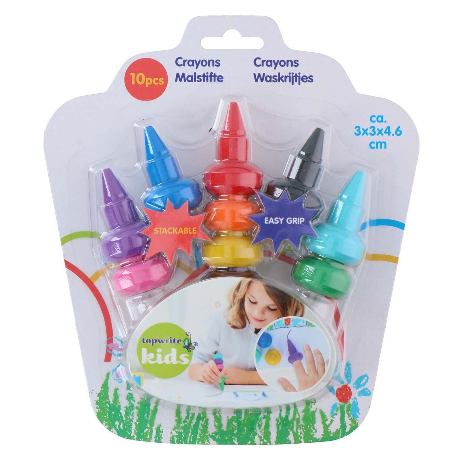 Topwrite Kids Kinder Wachsmalstifte (10x) (35500393)