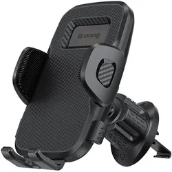 Crong Carclip Air Vent - universell Halterung für větrací otvory für Auto (schwarz)