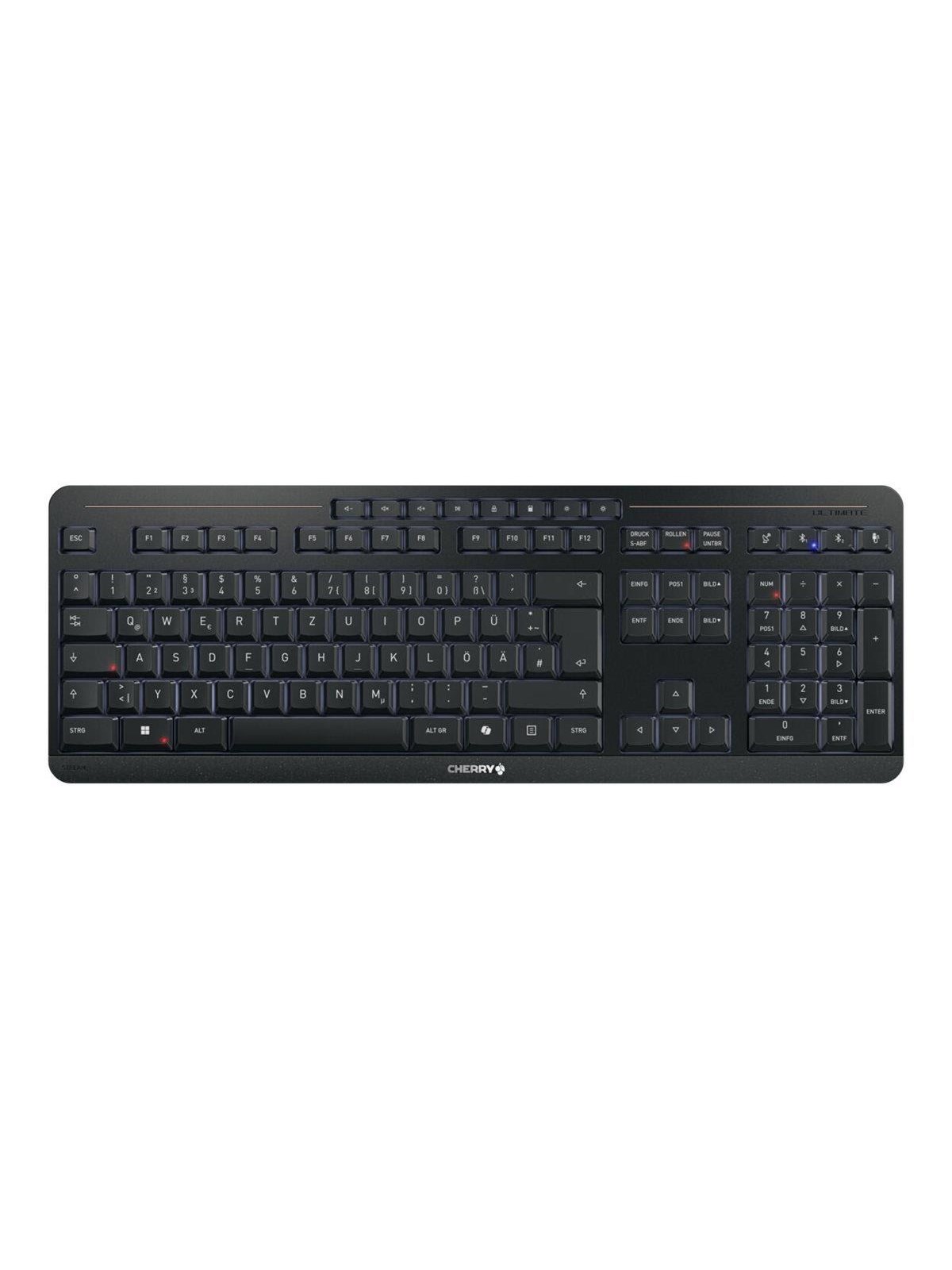 Cherry STREAM ULTIMATE - Tastatur - Full-Size - Französisch - Schwarz