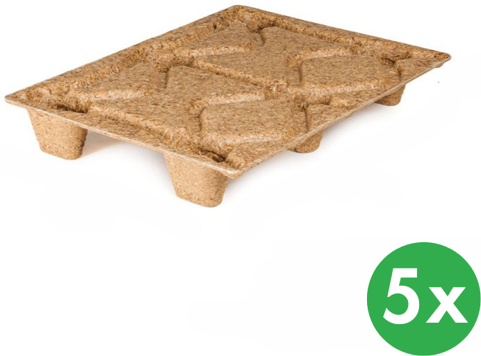 B2B Partner Paletten INKA, 800 x 600 x 120 mm, 5 Stk.