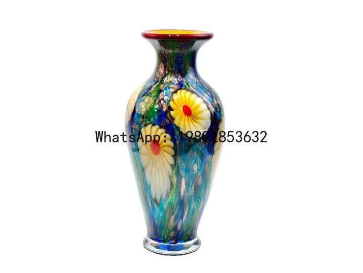 Nouveau vase chinois PYJ, peint à la main, couleurs pastel européennes, artisanat d'arrangement floral