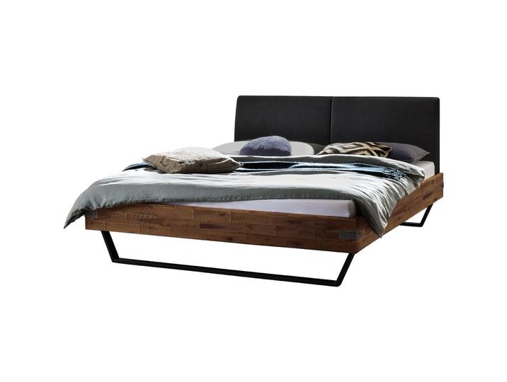 Hasena Bett Elvi Akazie Nature Massivholz 160 x 200 cm