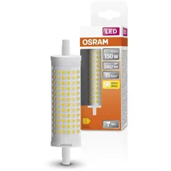 OSRAM Leistungsstarke R7s LED Lampe 118 mm 17,5W wie 150W warmweißes Licht
